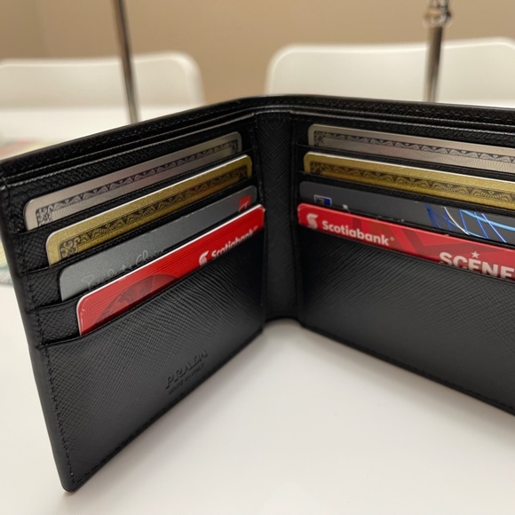 Prada Saffiano Leather Bifold Wallet - Picture 3 of 6